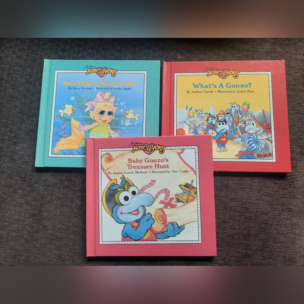 1986 Muppet Babies Book Lot- hardcover